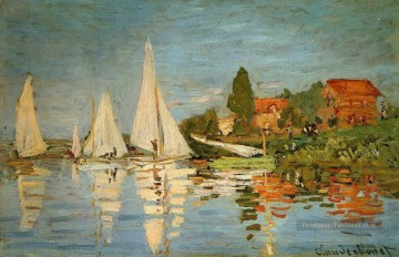Régate à Argenteuil Claude Monet Peinture à l'huile